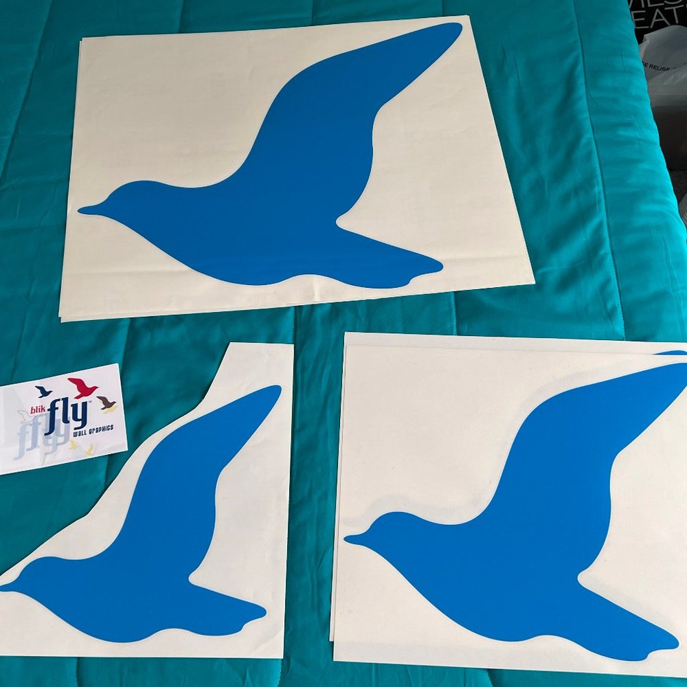 Blik Blue Bird Wall Sticker Graphics